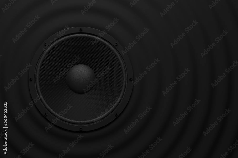 musik soundspeaker as audio equipment - 3D Illustration musik soundspeaker as audio equipment - 3D Illustration