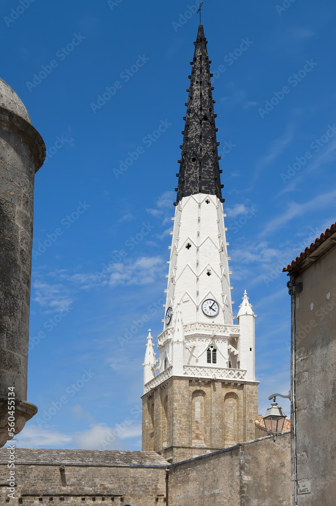 Saint Stephen Priory,  Bell tower, Ars en Re, Ile de Re, Charentes Maritime