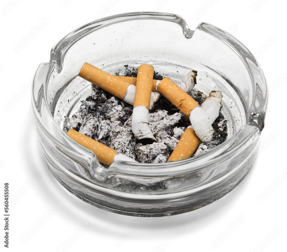 Extinguished used cigarette, Stop smoking concept Extinguished used cigarette, Stop smoking concept