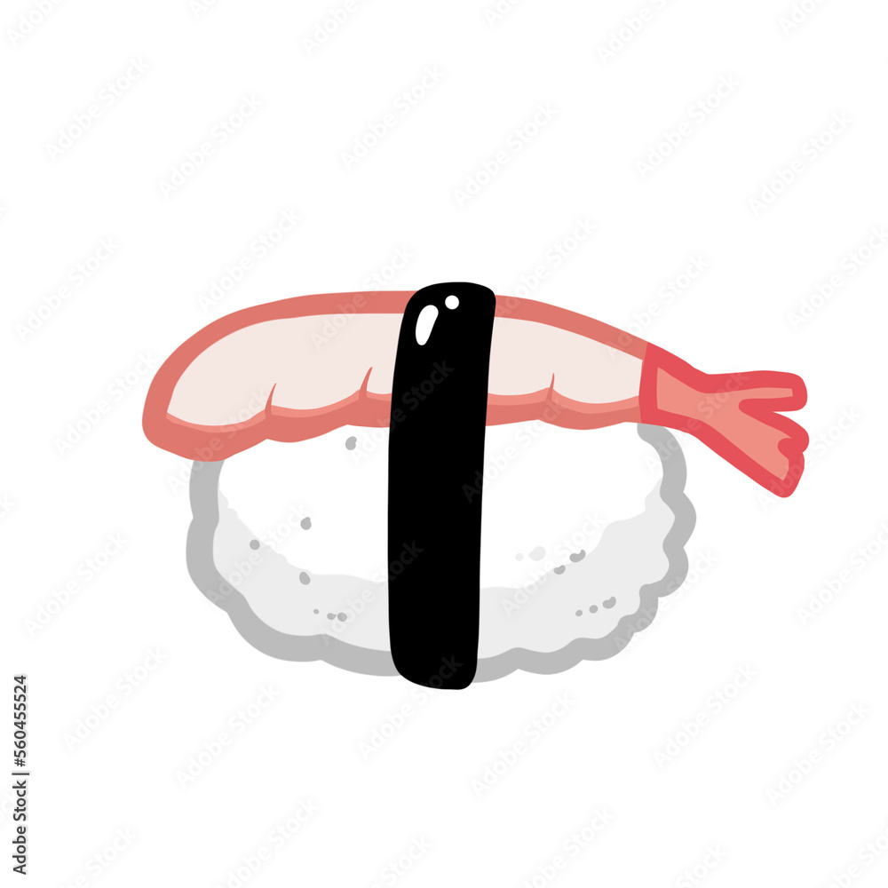 Sushi Illustration Element Cartoon Sushi Illustration Element Cartoon
