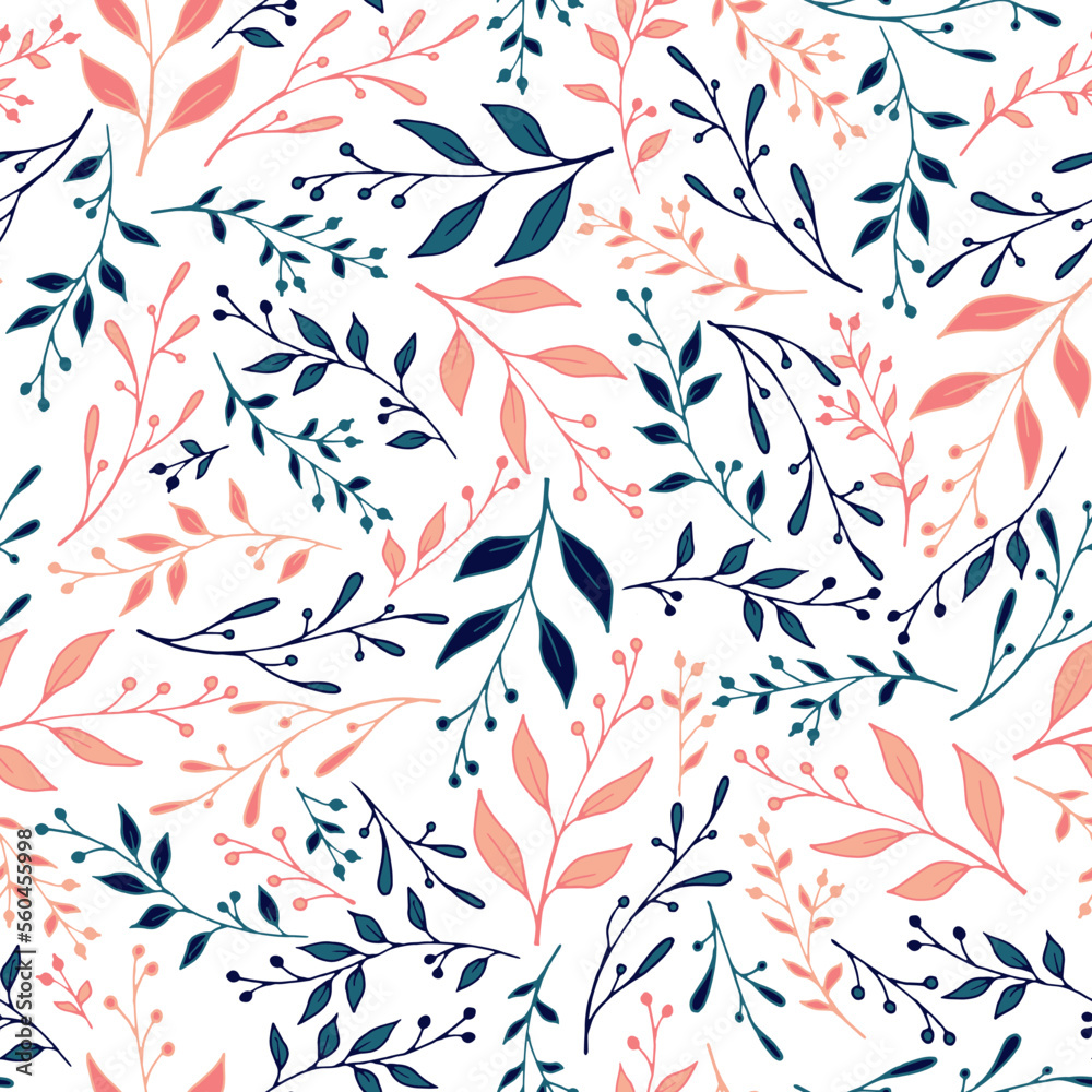 Summer sprouts pattern seamless design. Modern Summer sprouts pattern seamless design. Modern