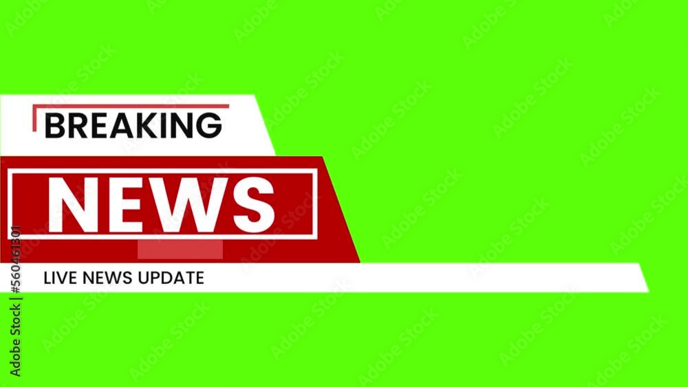 World breaking news Studio Background for news report and breaking news on world live report  Template intro for TV broadcast news show program green screen