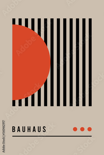 Bauhaus Art Wall Decor. Printable Geometric Home Decor. Nordic Bauhaus Retro Wall Decor