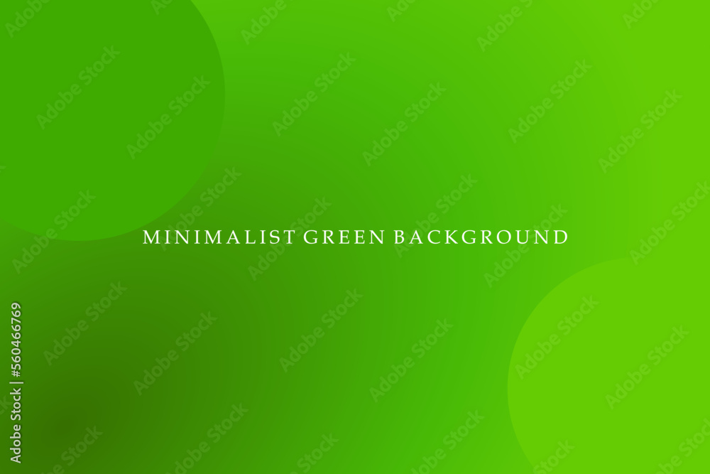 green minimalist background design template