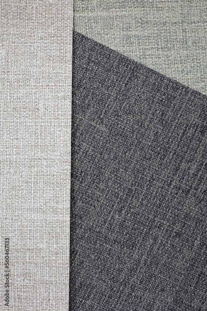 textile background with gray fabric texture
