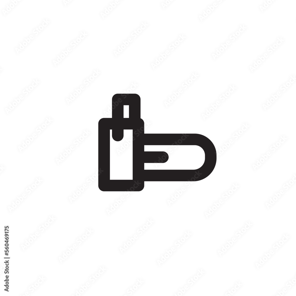 Chainsaw Outline Icon Chainsaw Outline Icon