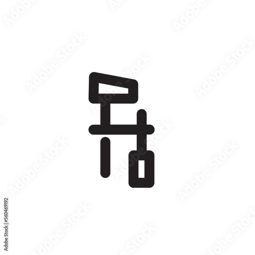 Clamp Outline Icon