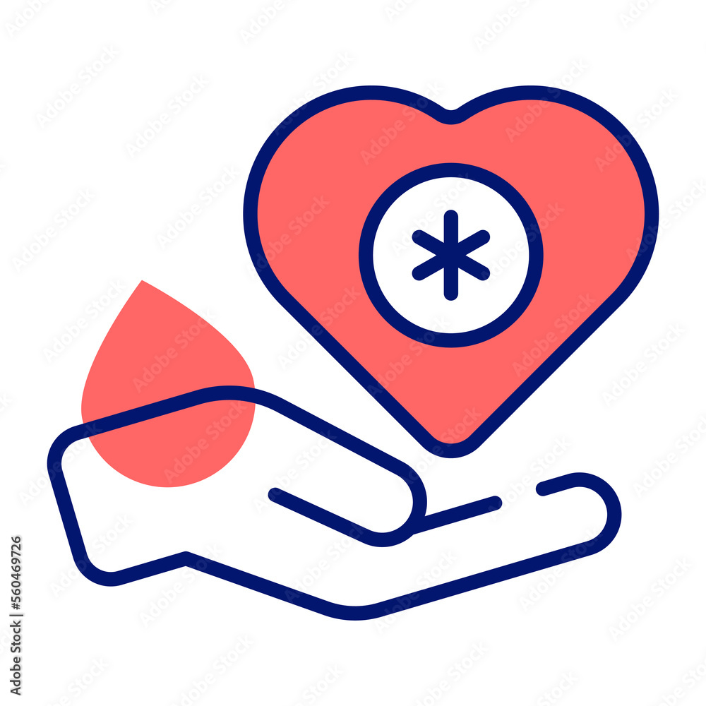 Hand having heart with medical sign, healthcare concept Hand having heart with medical sign, healthcare concept