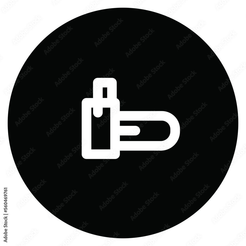 Chainsaw Outline Icon Chainsaw Outline Icon