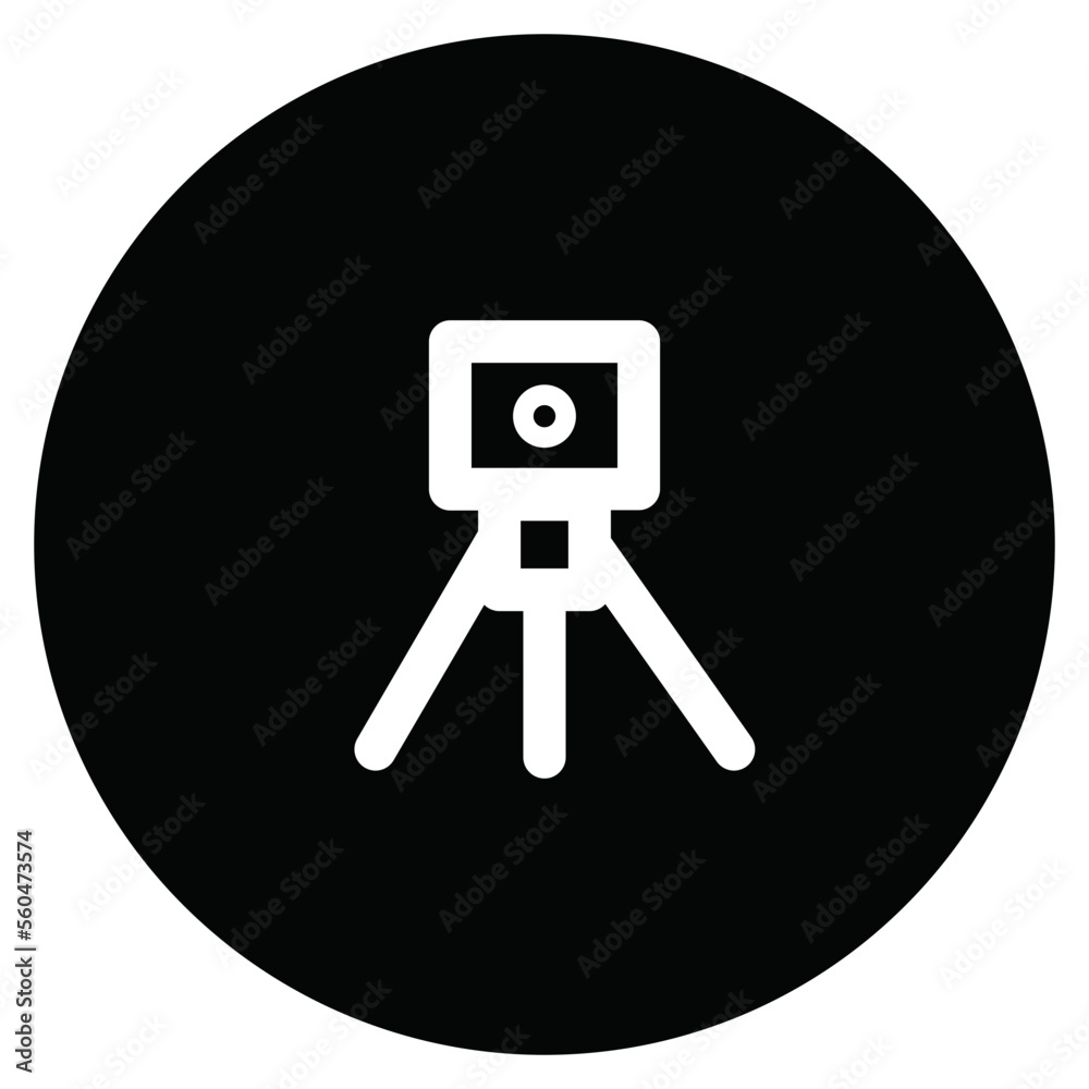 Tripod Outline Icon Tripod Outline Icon