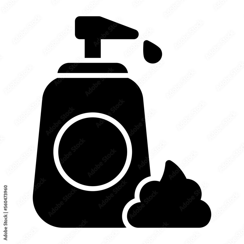 Shaving foam vector design in modern style Shaving foam vector design in modern style