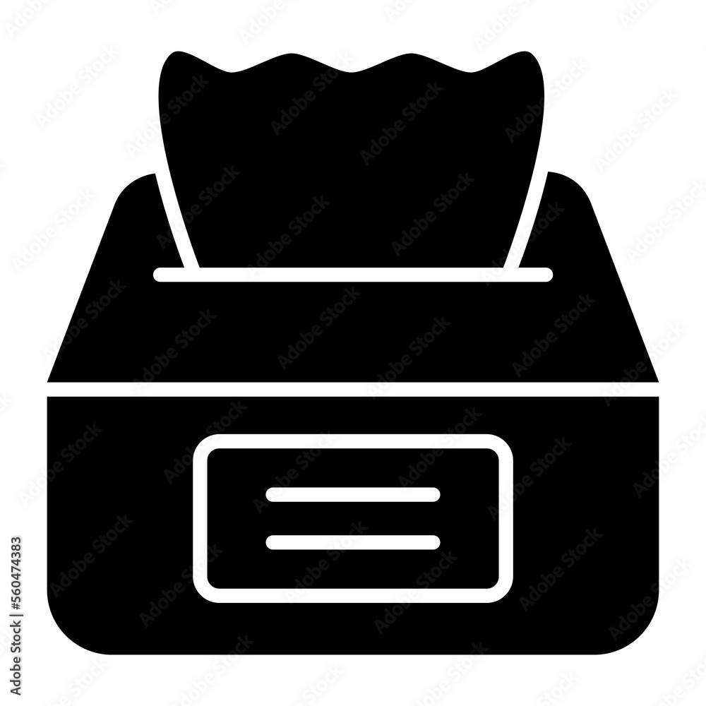 Tissue box vector design, trendy icon of hygiene napkin Tissue box vector design, trendy icon of hygiene napkin