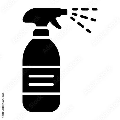 Spray bottle vector design, hygiene and cleaning icon