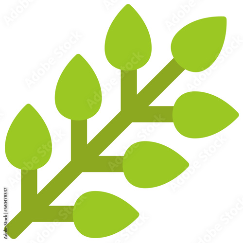 Rowan Tree Leaf Icon
