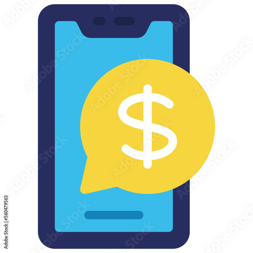 Money Message Mobile Icon