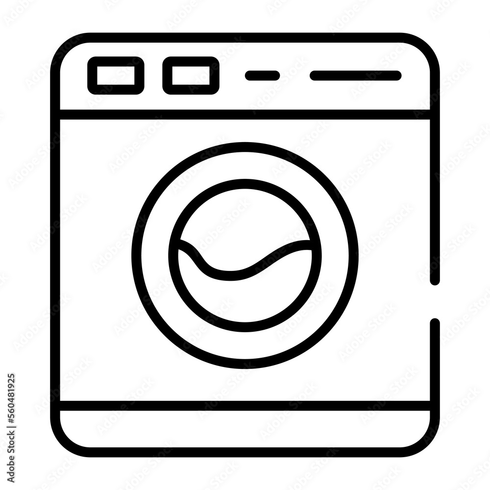 Washing Machine design of houseware vector icon Washing Machine design of houseware vector icon