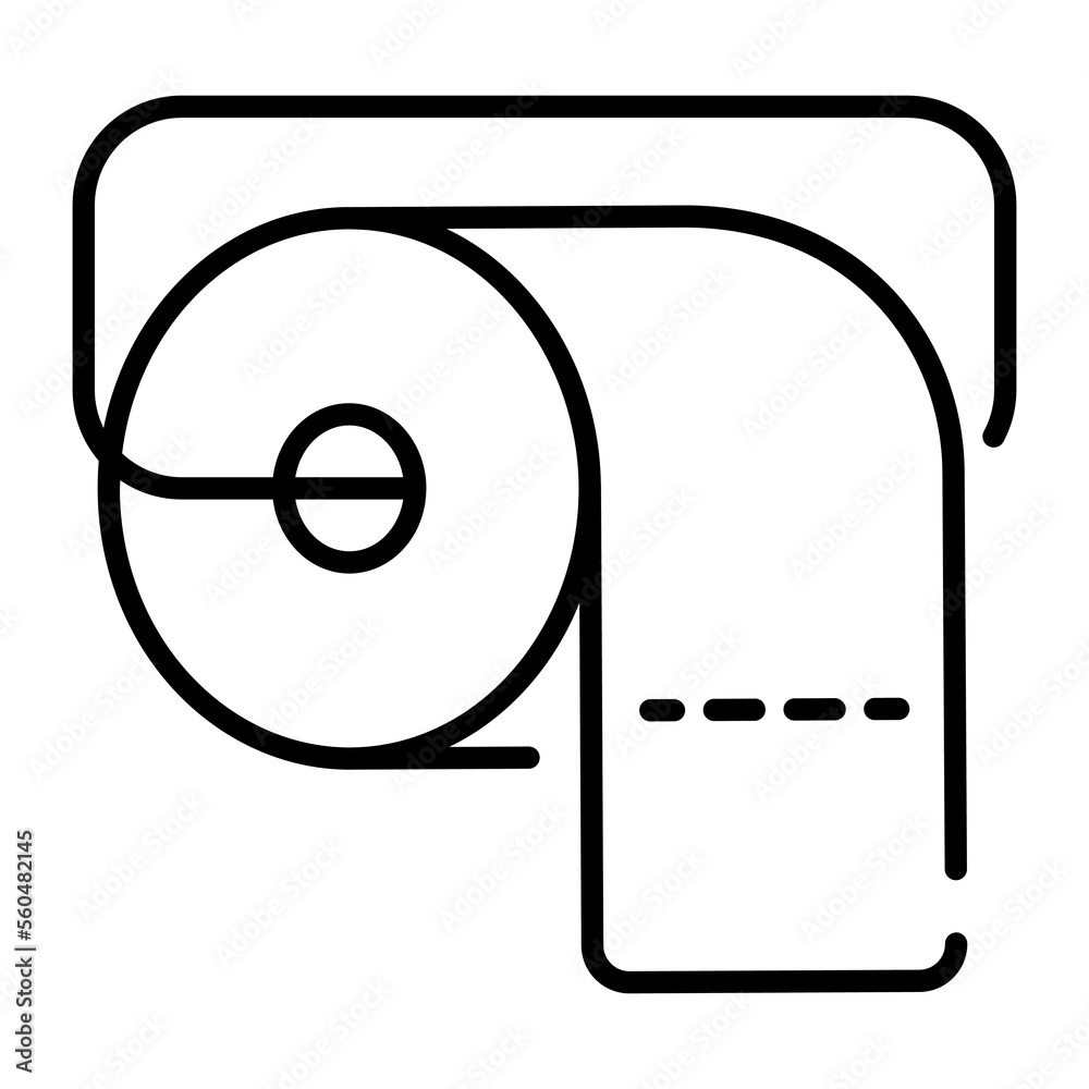 Well design icon of tissue roll stand, editable vector Well design icon of tissue roll stand, editable vector