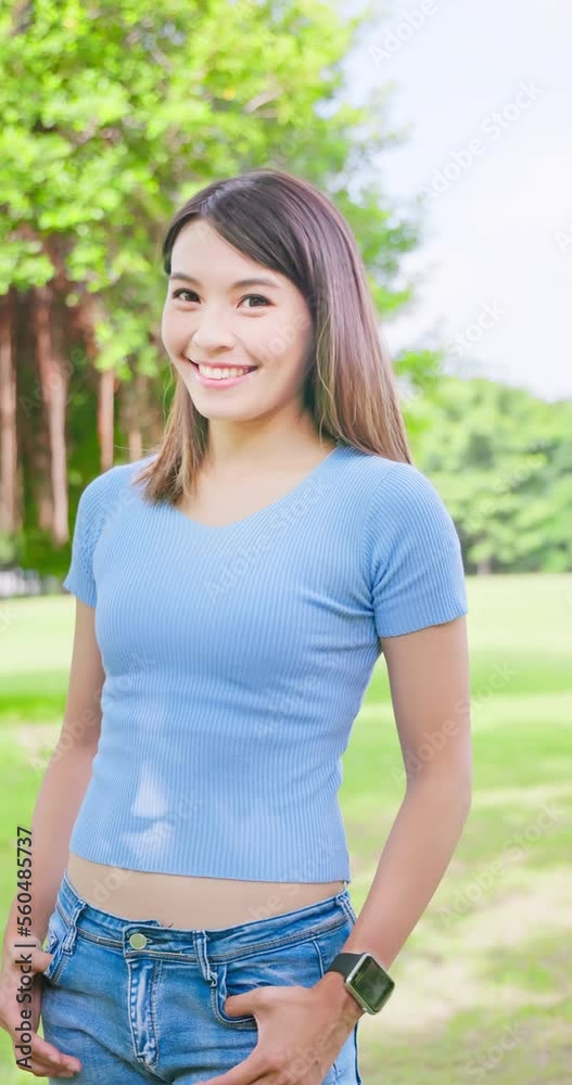 Asian woman smile at you Asian woman smile at you