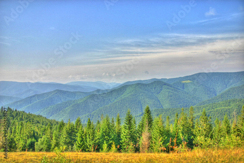 The mountains