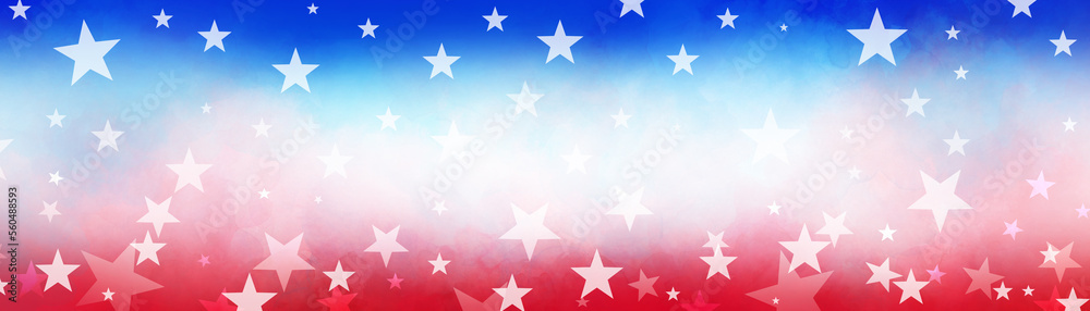 4th of July or Memorial Day background, July 4th red white and blue colors with soft faded watercolor star border texture design and blank white center, veteran's day patriotic color background 4th of July or Memorial Day background, July 4th red white and blue colors with soft faded watercolor star border texture design and blank white center, veteran's day patriotic color background