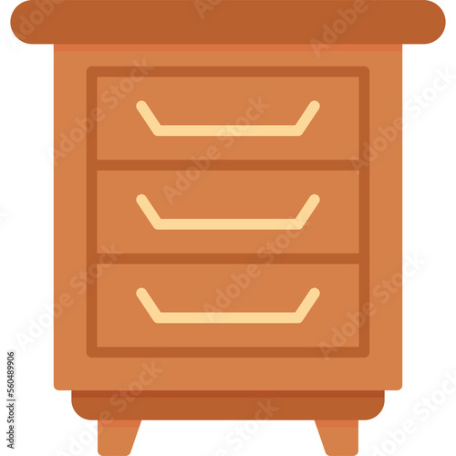 Bedside Table Icon