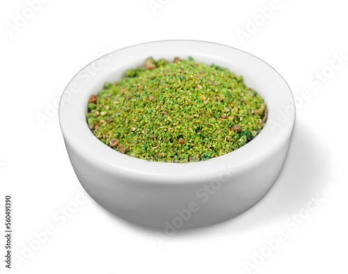 Collage:Add flavours - Asian spices, herbs isolated on white (XL)