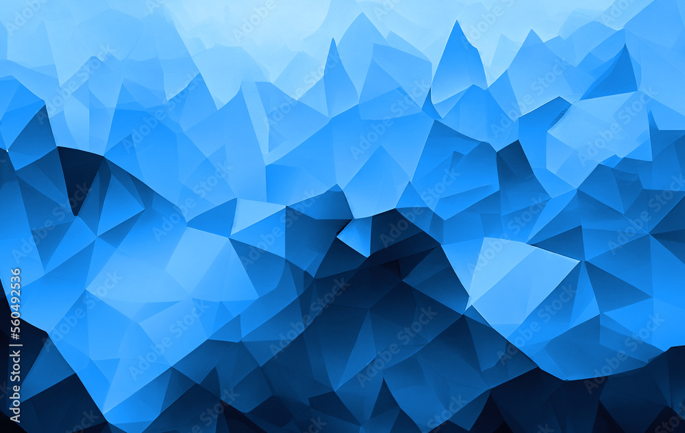 Obraz premium Blue background texture, wavy sea pattern , icy windy and curvy illustration winter art 