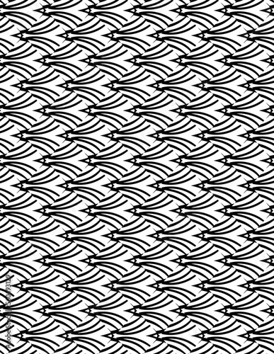 Black and white abstract geometric pattern