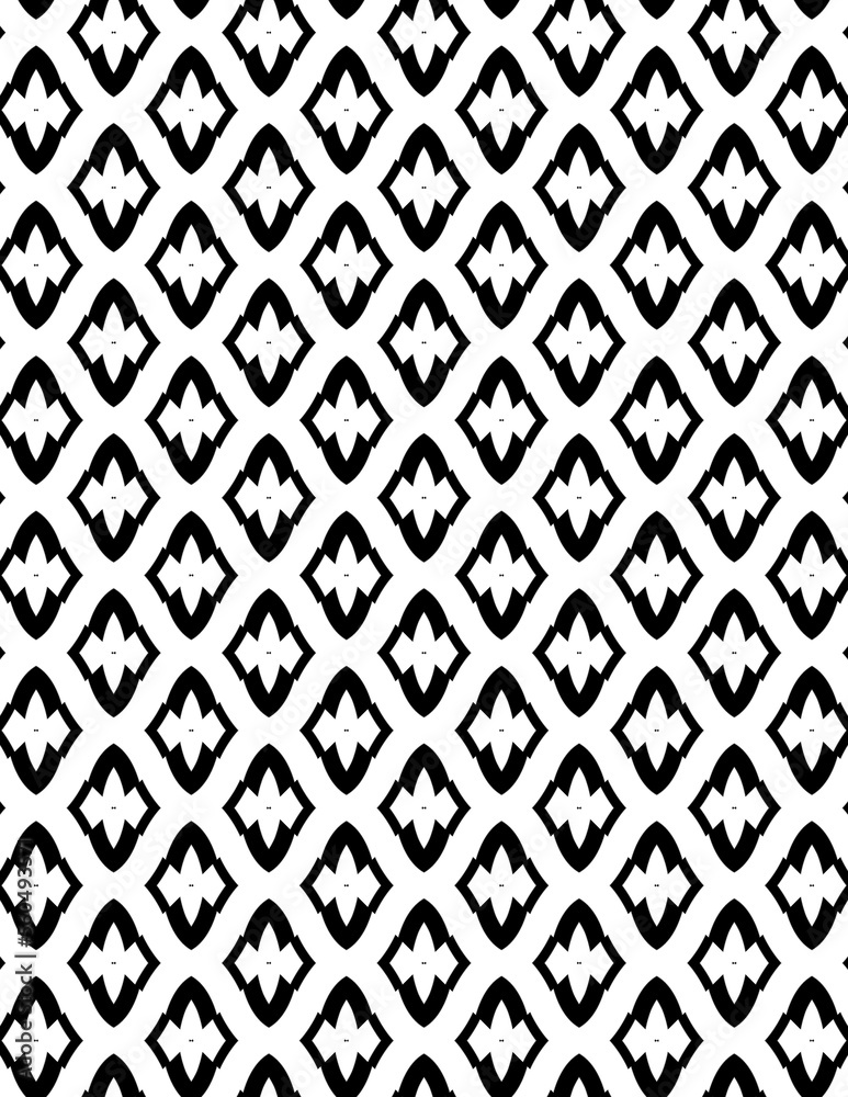 Black and white abstract geometric pattern