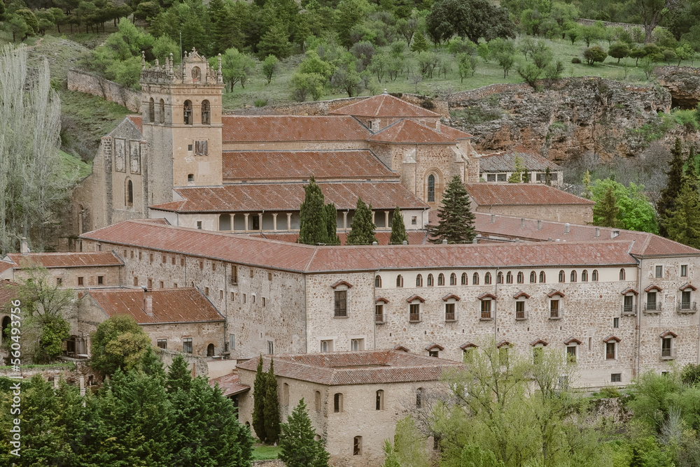 Segovia, España. April 28, 2022: 
Santa María del Parral Monastery - Jerónimos Monks OSH