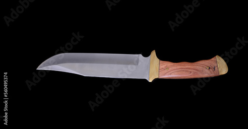 Bowie Knife isolate over black