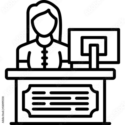 Receptionist Icon