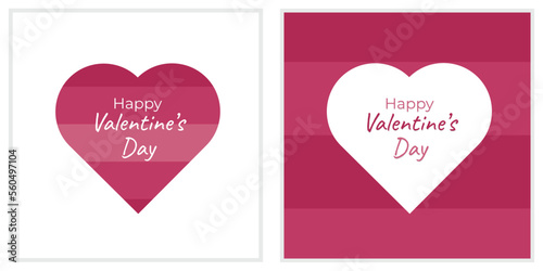 Wallpaper Mural A set of greeting cards for Valentine's Day Torontodigital.ca