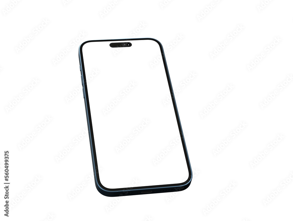 Smartphone. Mobile phone Template. Telephone 3d - mockup Smartphone. Mobile phone Template. Telephone 3d - mockup