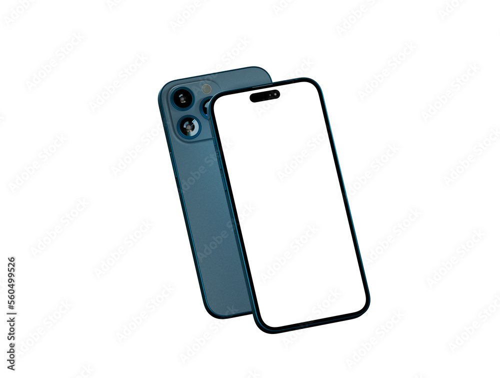 Smartphone frame less blank screen. Mockup generic device. Smartphone frame less blank screen. Mockup generic device.