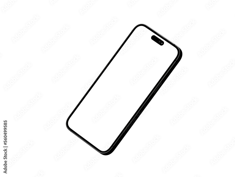 Smartphone frame less blank screen. Mockup generic device. Smartphone frame less blank screen. Mockup generic device.