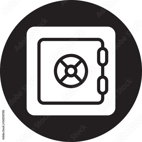 safety box glyph icon