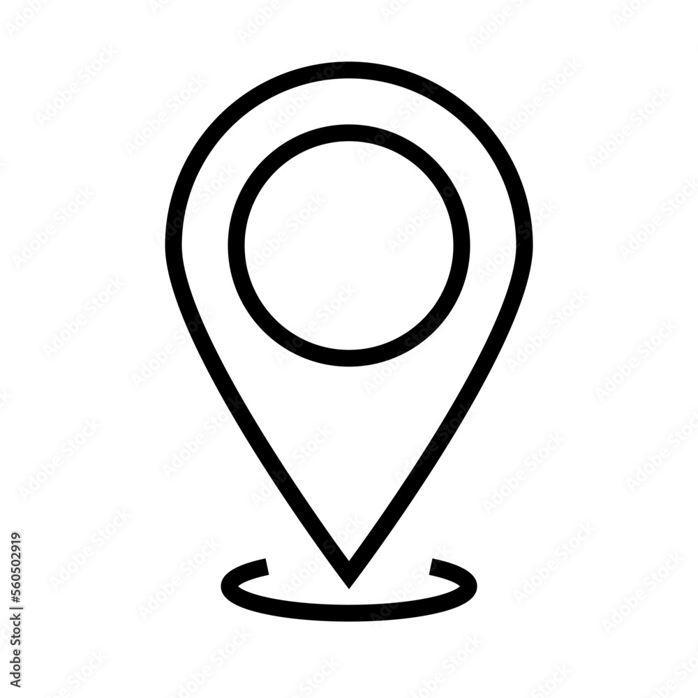 Map pin icon. Location. GPS. Vector. Map pin icon. Location. GPS. Vector.