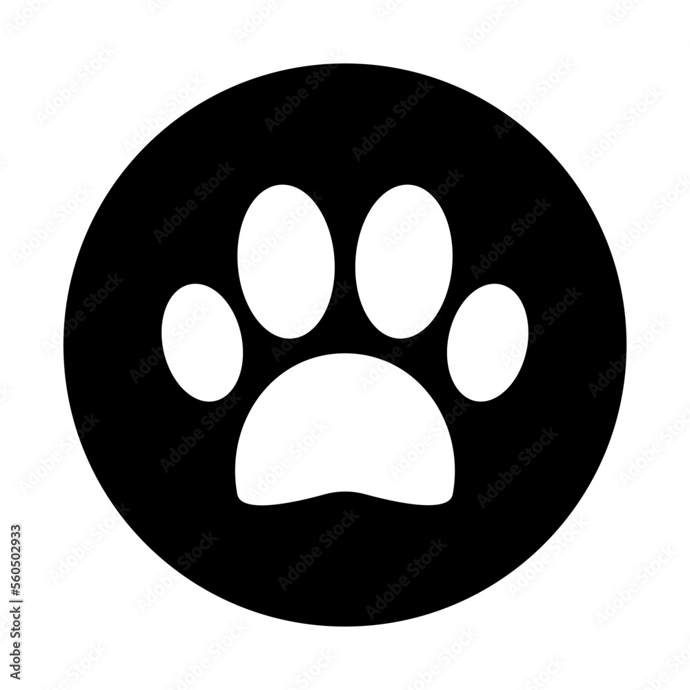 Cat's paw pads. Toe beans. Vector. Cat's paw pads. Toe beans. Vector.