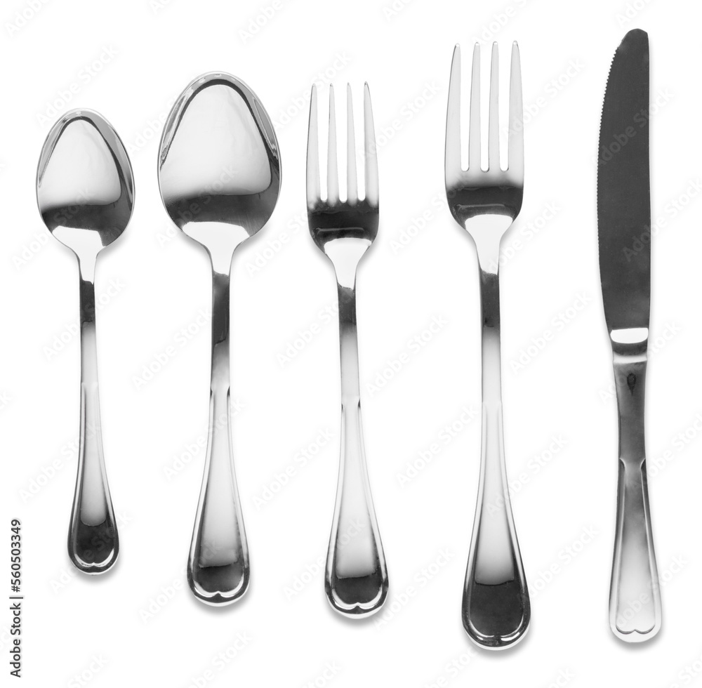 Knife, Forks and Spoons Stock Photo Adobe Stock