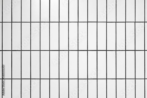 Εκτύπωση καμβά White tiled wall background