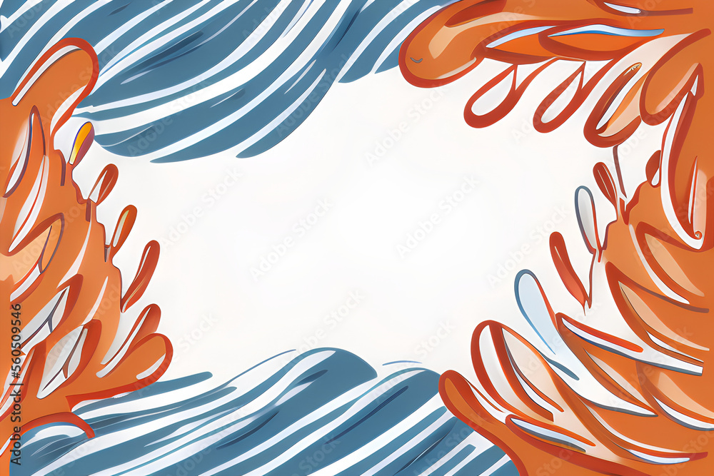 vector hand drawn flat design abstract doodle background