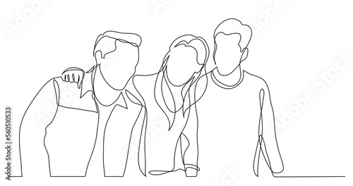 friends supporting each other - PNG image with transparent background