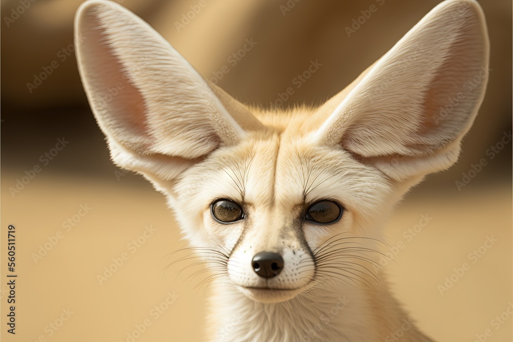 a small white fox with a big ear and a brown background is shown in this picture of a young fox with a big ear and a brown background is shown in the foreground of. Generative AI a small white fox with a big ear and a brown background is shown in this picture of a young fox with a big ear and a brown background is shown in the foreground of. Generative AI