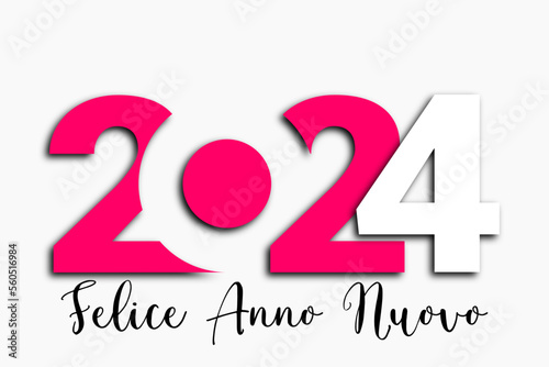 felice anno nuovo - buon anno 2024