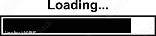 Loading, Progress Bar Icon or Symbol
