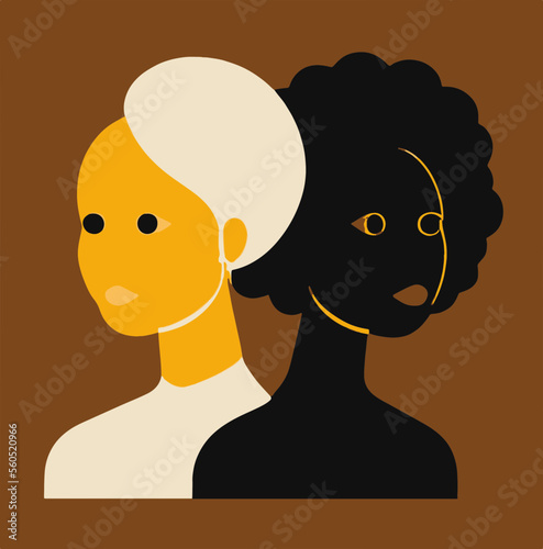 Logo, Abstract, modern , skin, style, 2d, flat, Doodle, Icon, human, diversity, Style, Scribble, Marker, tribe, Business, Marketing, Brainstorming, SKetch, Basics, Fun, Abstract, bipoc