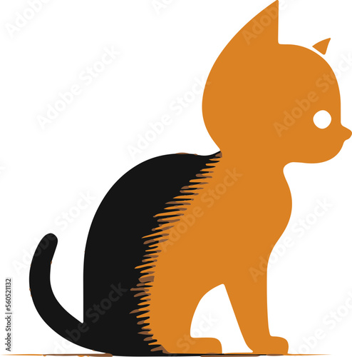 Logo, Abstract, modern , skin, style, 2d, flat, Doodle, Icon, Whiteboard, Workshop, Style, Scribble, Marker, Edding, Business, Marketing, Brainstorming, SKetch, Basics, Fun, Abstract, cat, kitten, cut