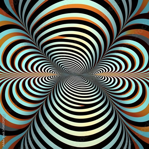 psychedelic dream - abstract pattern with circles