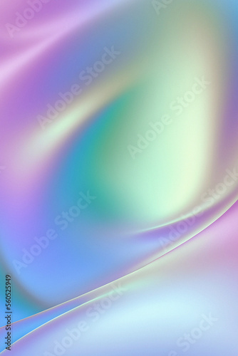 Holographic gradient background. Grainy gradient texture.